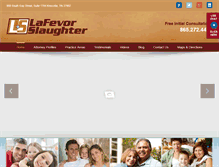 Tablet Screenshot of jameslafevor.com